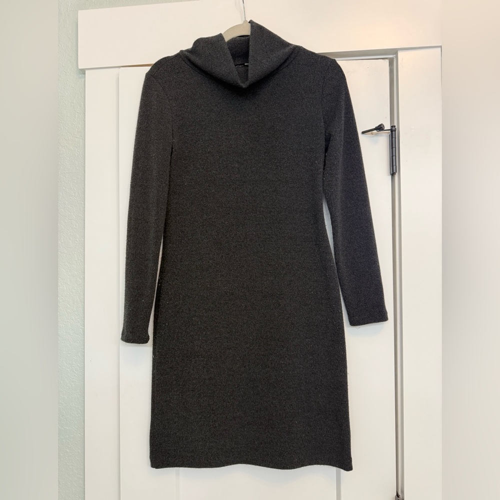 Banana Republic Charcoal Long Sleeve Dress - XS